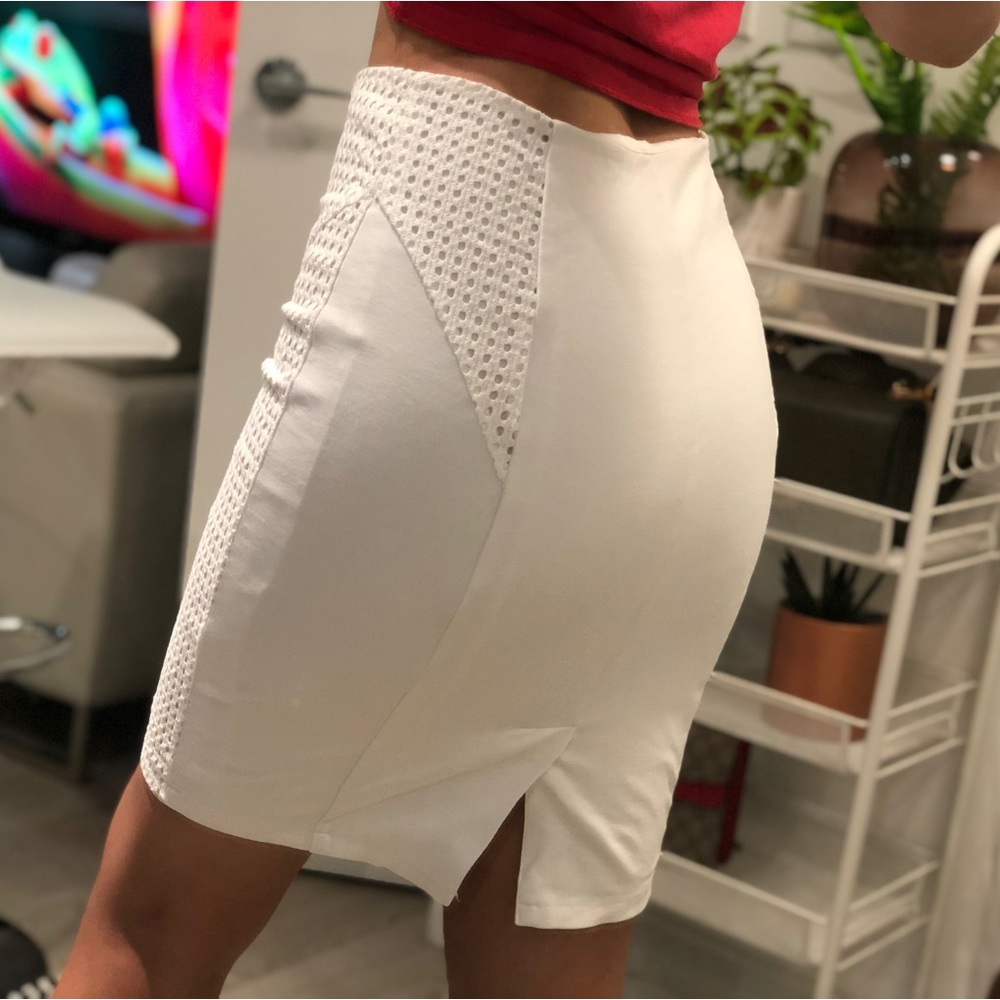 GUESS White Mini Skirt